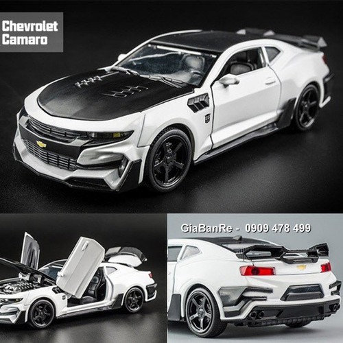 Xe Mô Hình Kim Loại Chevrolet Camaro Transformer Tỉ Lệ 1:32 - 9666