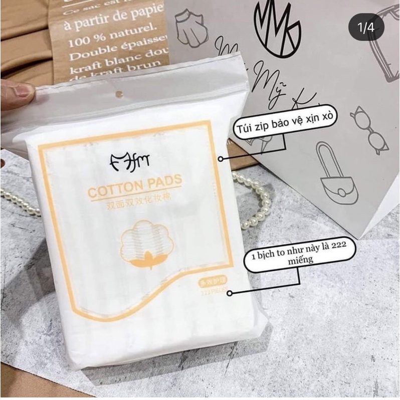 BÔNG TẨY TRANG LOẠI 200-222 MIẾNG