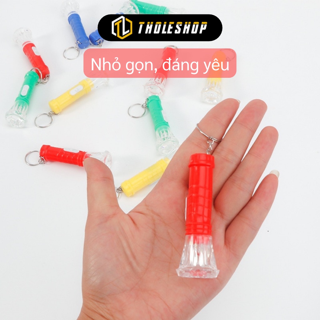 Đèn Pin Mini - Móc Chìa Khóa Kiểu Dáng Đèn Pin Đáng Yêu, Thích Hợp Đi Dã Ngoại 10411