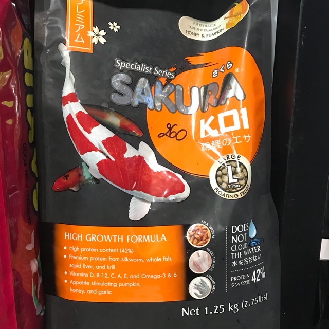 Thức Ăn Cho Cá Koi Sakura 1,25kg
