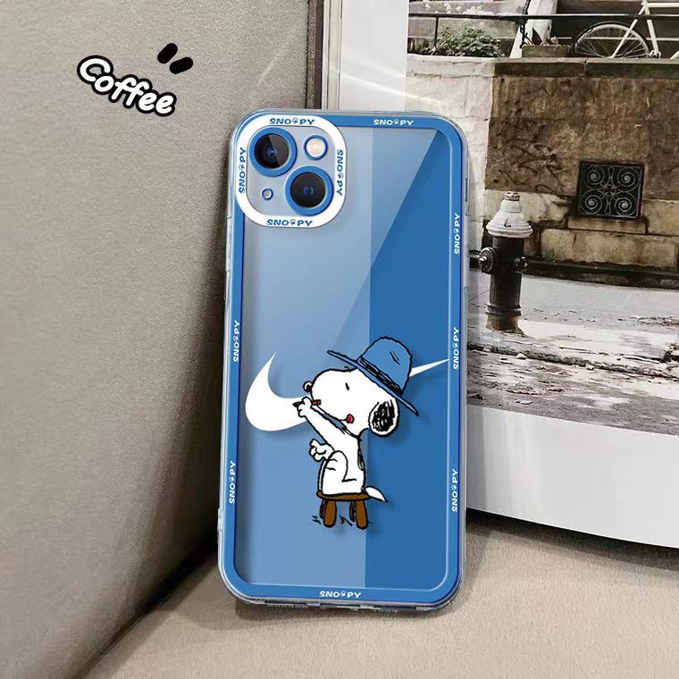 Ốp Điện Thoại TPU Silicon Mềm Trong Suốt Chống Sốc In Hình Chú Cún Dễ Thương Cho IPhone 14 Pro Max 11 13 12 XS XR X 8 7 6S Plus