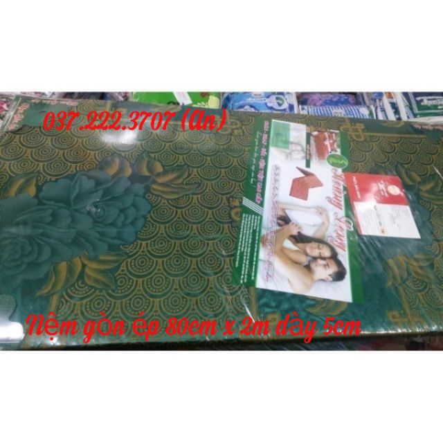 Nệm gòn ép hàn quốc (80cm x 2m) dày 5cm