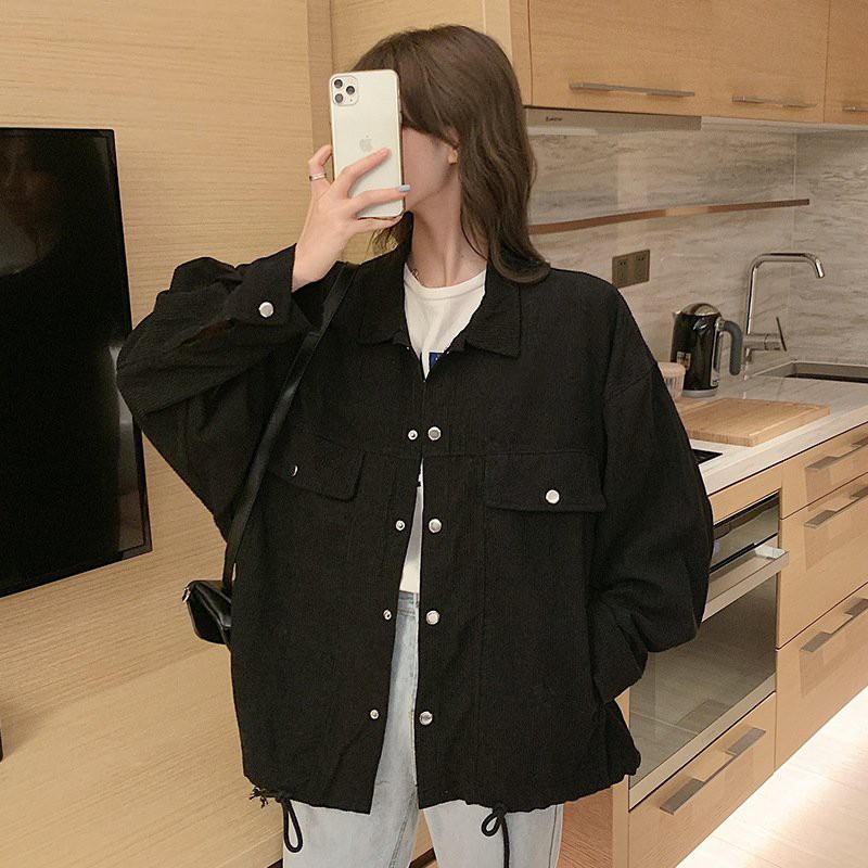 Áo khoác nhung UNISEX sành điệu túi hộp C054