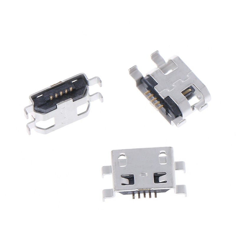 Set 10 Ổ Cắm Kết Nối Type B Micro Usb 5 Pin Female