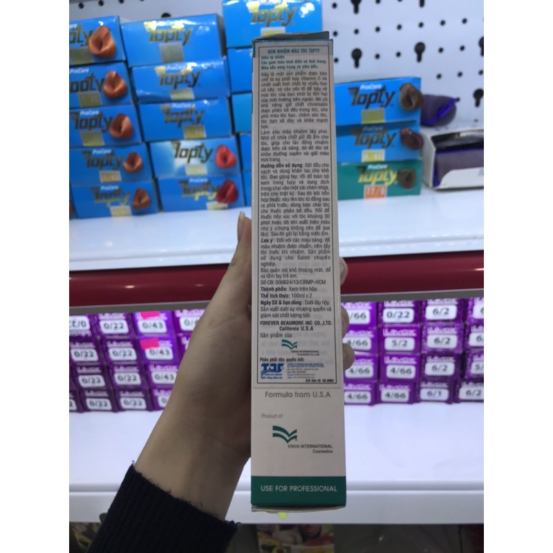 Nhuộm tóc Topty