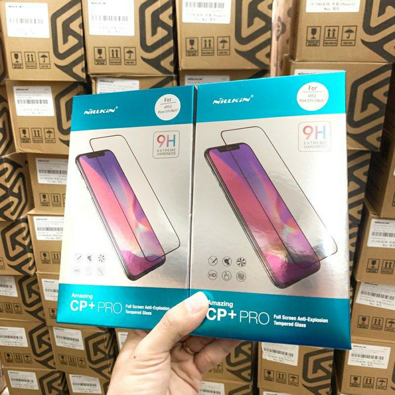 Dán cường lực iPhone 14 pro max /14 max/ 13 pro max/13 pro/13/ 12 pro max / 11 pro max/11 pro/11/XS Max Nillkin Cp+ pro