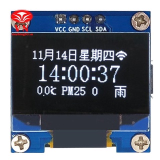 Đồng Hồ Thông Minh Esp8266 Wifi Màn Hình Oled Lcd 0.96 Inch Esp-12F