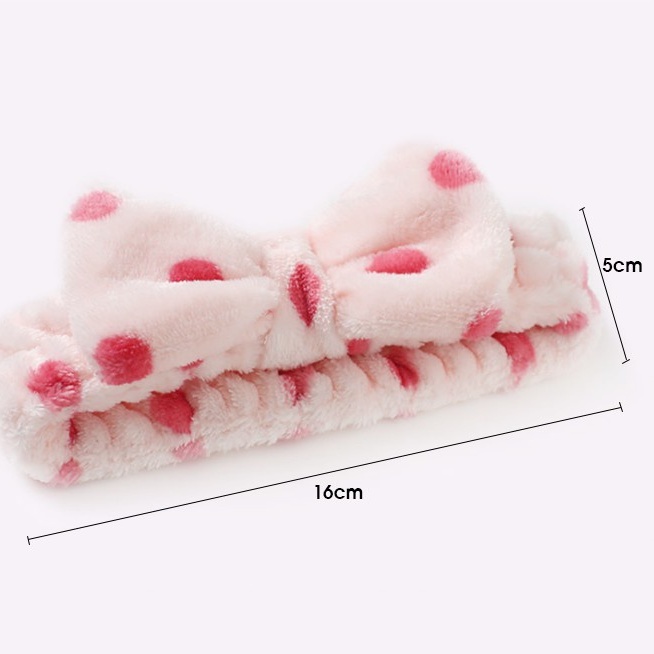Băng Đô Nơ Rửa Mặt,Trang Điểm Nơ Chất Nhung Mềm Mịn nhiều mẫu xinh xắn tienich92 tienich