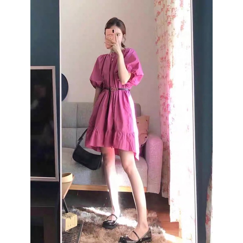 đầm bbd tay phồng