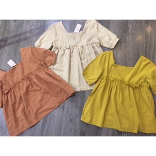Áo babydoll nhún ngực xinh xắn