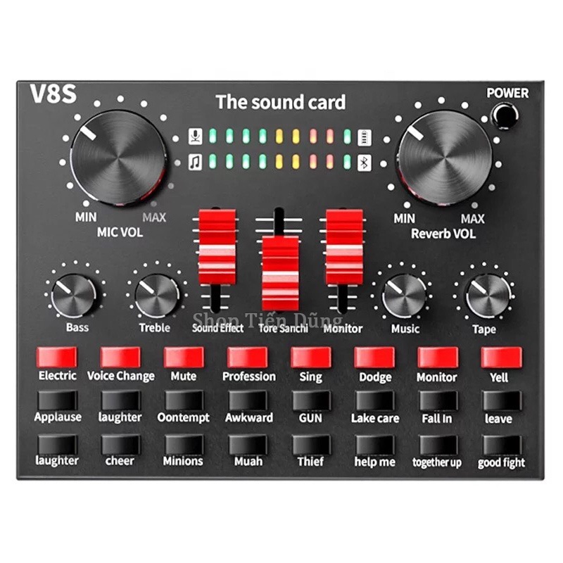 Combo Micro Thu Âm BM900 Sound Card V8S Có Bluetooth, Pin, Auto-tune Chân Kẹp Màng Lọc Bảo Hành 06 Tháng Lỗi Đổi.