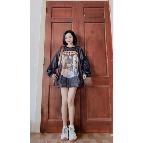 [Rẻ Vô Địch] Áo swt nỉ cổ tròn cotton tay bồng ------- ÁO NỈ TRAVISSCOTT | BigBuy360 - bigbuy360.vn