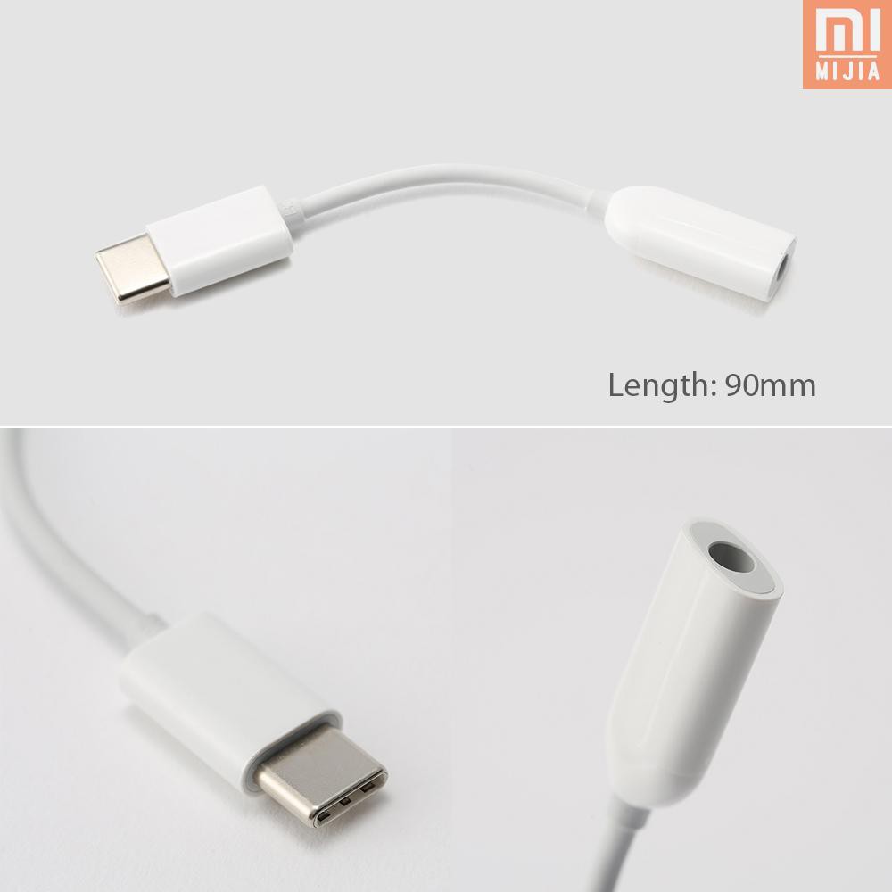 Cáp chuyển đổi Xiaomi giao diện type-C sang 3.5mm dùng gắn tai nghe cho Samsung Nokia Sony Huawei