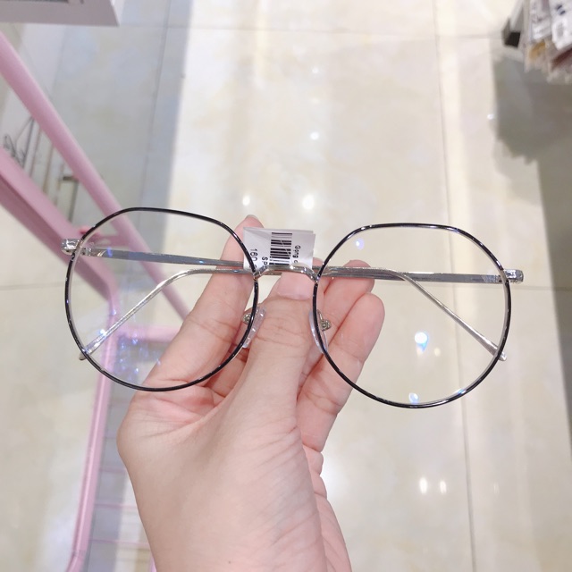 [ Ảnh thật ] Gọng kính Vintage kim loại Hàn Quốc