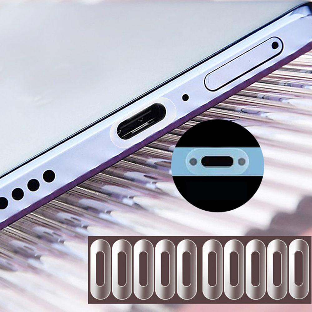 MAGIC 10PCS Durable Mobile Phone Stickers Universal Dustproof Cover Charging Port Protective Phone Accessories Portable Ultra Slim For Android IOS Type-C Shockproof Interface Protector