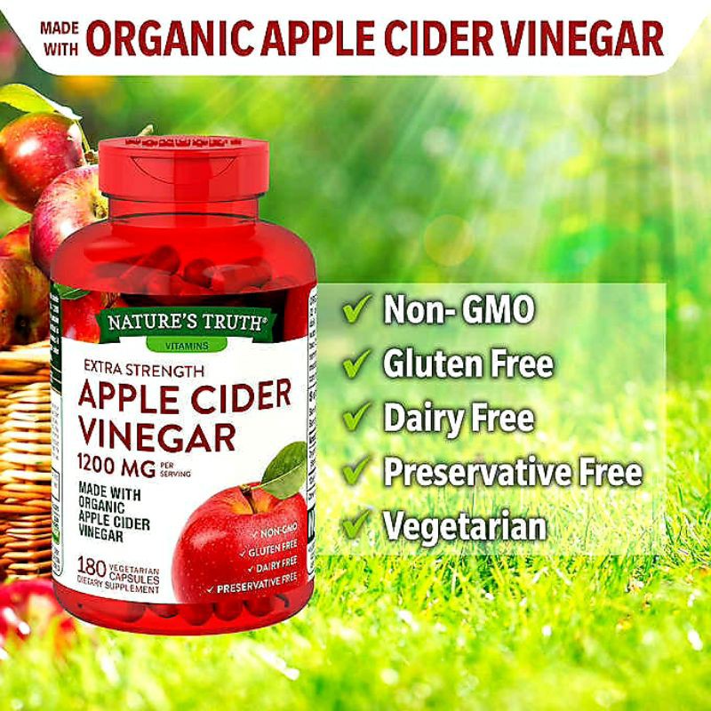 Giấm Táo Apple Cider Vinegar Giảm Cân ( lẻ 1 viên ) | BigBuy360 - bigbuy360.vn
