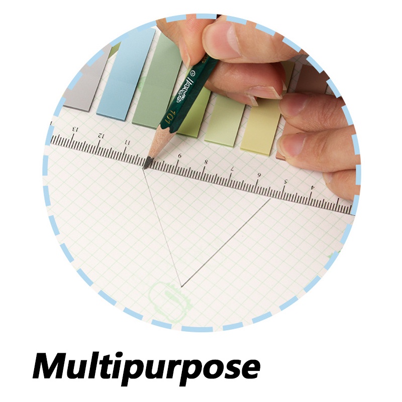 Giấy Dán Ghi Chú Nhiều Màu Trong Suốt Chống Thấm Nước Mua 1 Tặng 1 Tiện Dụng