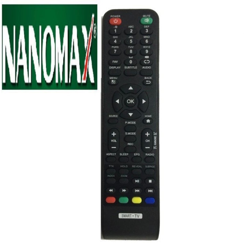 REMOTE ĐIỀU KHIỂN TIVI NANOMAX Mẫu 2