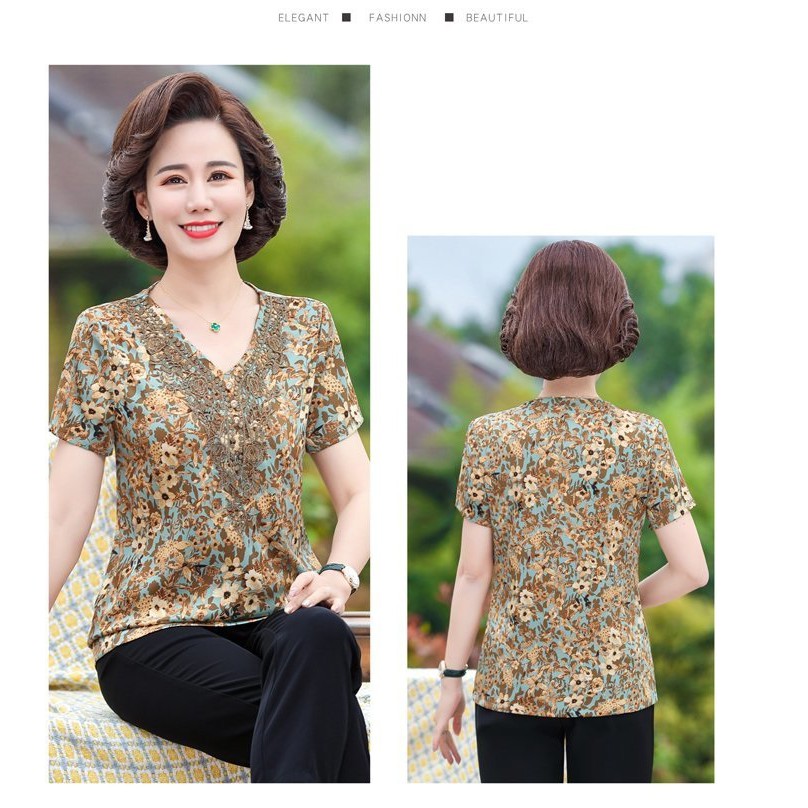 ÁO SƠ MI TRUNG NIÊN, CHO NGƯỜI GIÀ ( SM ren)