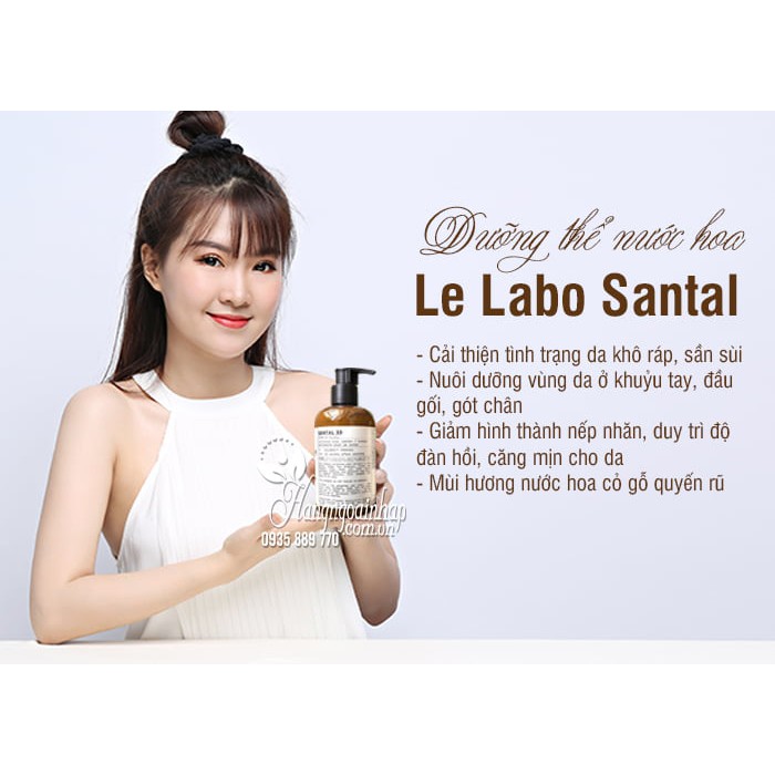 Sữa tắm hương nước hoa Lelabo Santal 33 300ml