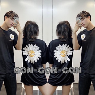 ÁO PHÔNG ĐÔI CỘC TAY IN CÚC HOẠ MI CHO NAM NỮ