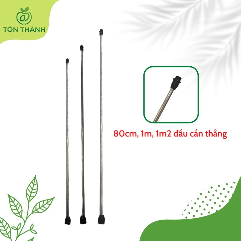 CẦN XỊT CẦN INOX NỐI DÀI BÌNH XỊT 5L 8L 40CM 45CM 80CM 1M 1M2 - PHỤ KIỆN THAY THẾ BÌNH 5L 8L AAA