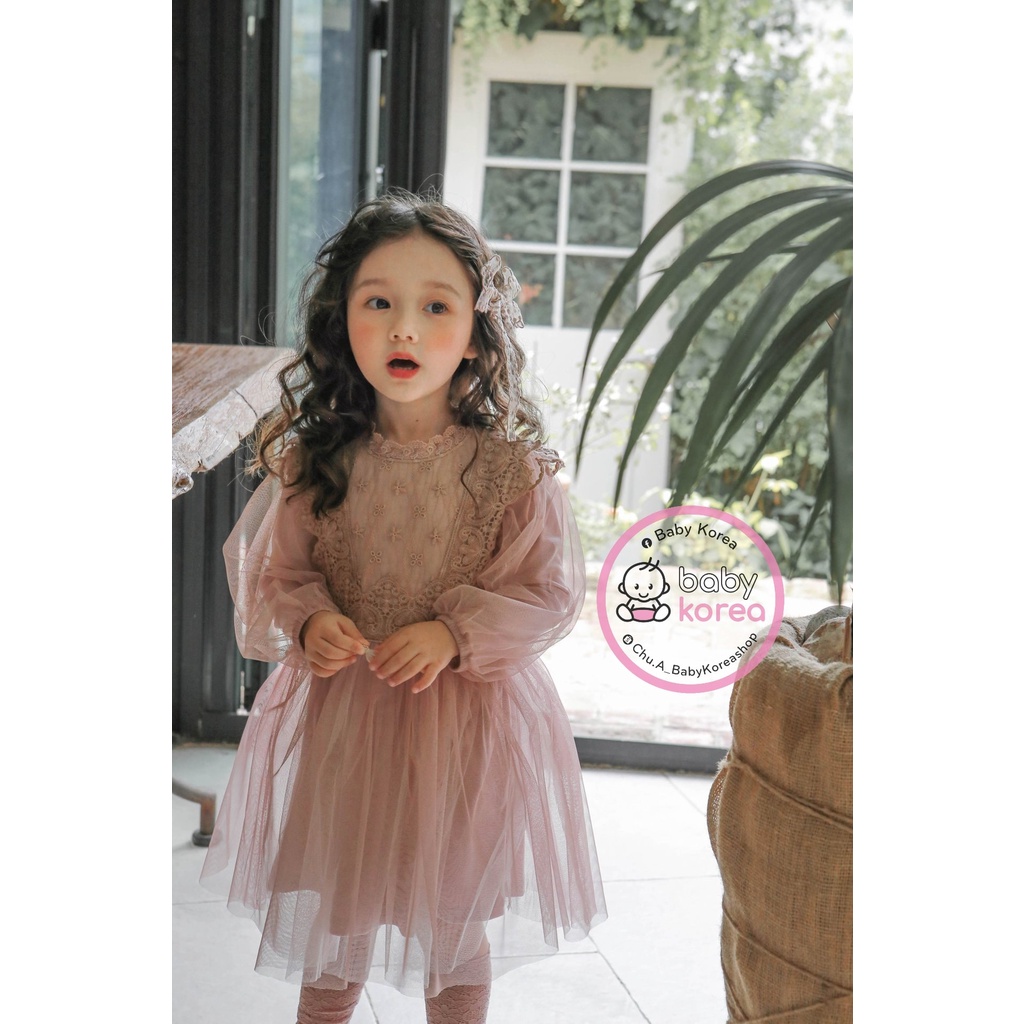 Váy voan ren Daiya cao cấp made in Korea