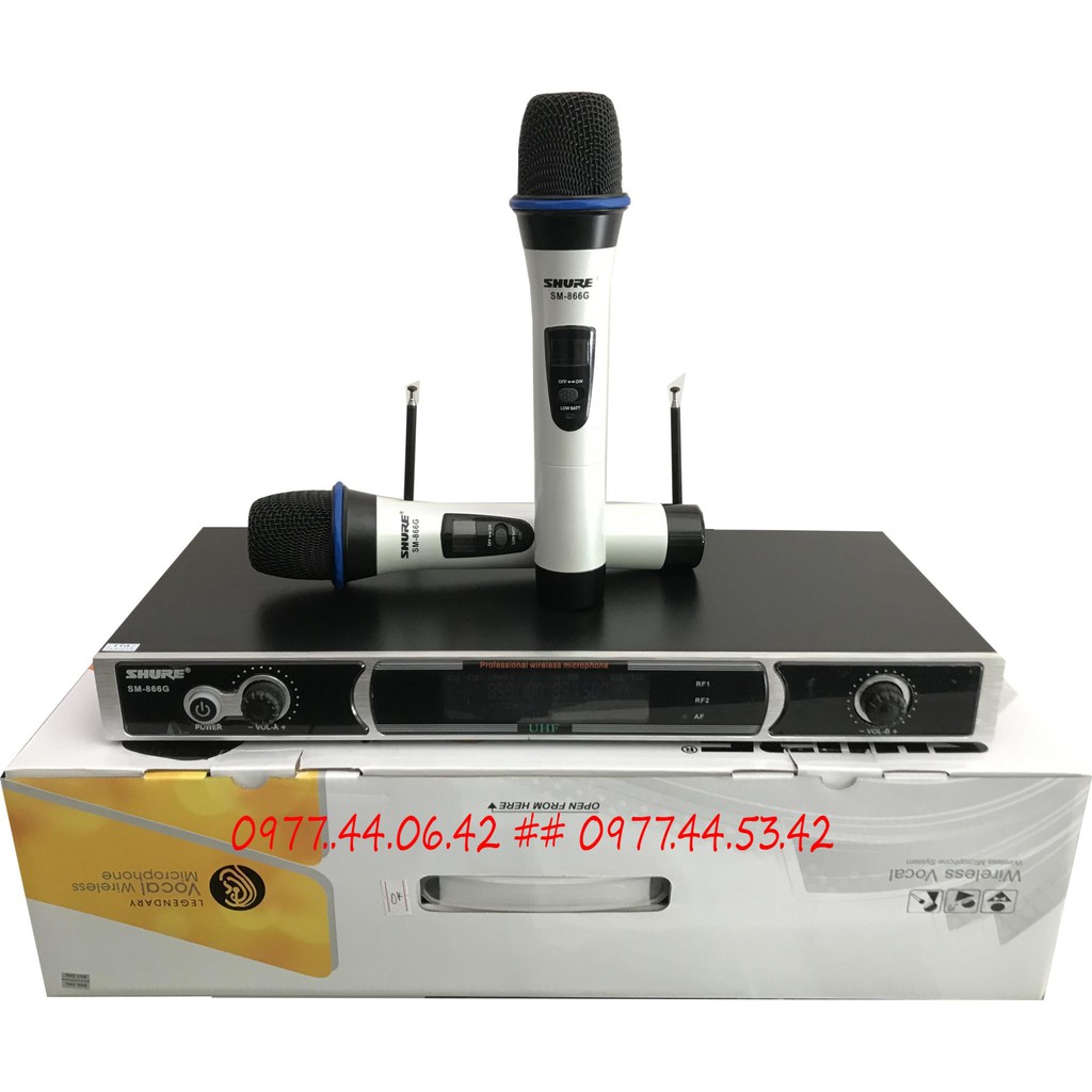 Micro không dây shure DH866G