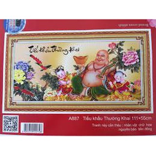 Combo 2 bưc tranh thêu cho khách 215k
