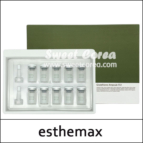 Tế bào gốc truyền trắng Glutathione Esthemax (1 Hộp 10 Ống)