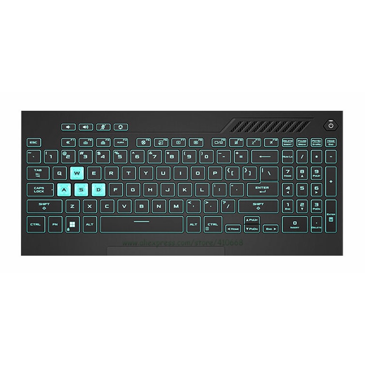 Kính Bảo Vệ Màn Hình Dành Cho ASUS TUF F17 FX707 2022 &amp; F15 FX507, TUF A17 FA707 &amp; Tấm Lót Bảo Vệ Bàn Phím Máy Tính A15 FA507 TUF Dash 15 2022 FX517 Tiện Dụng Ốp