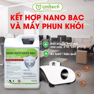 Dung Dịch Nano Bạc Diệt Khuẩn Tạo Khói Khử Mùi Ô Tô, Nhà Cửa, Tinh Dầu Xông Nano Bạc UNITECH