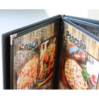 Bìa menu 8 trang A4