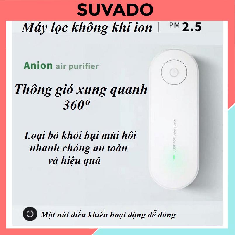 Máy lọc không khí mini khử mùi thuốc lá, nhà vệ sinh, khử mùi nấu bếp TS056 NAVADO