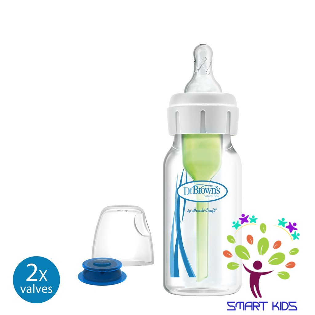 Bình sữa Dr Brown's 120ml và 250ml dành cho trẻ bú yếu, hở hàm ếch