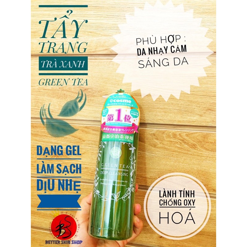 Gel tẩy trang trà xanh Green tea Deep Cleansing