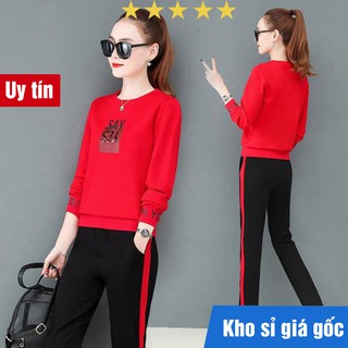 Sỉ Đồ Bộ Thể Thao Nữ Thu Đông Cao Cấp Say Yes Chất Umi