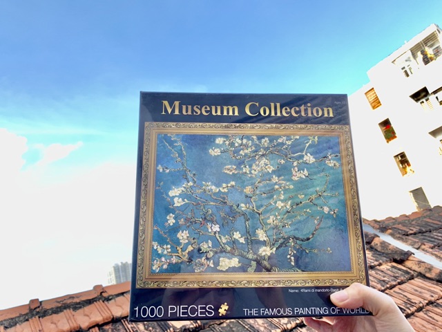 Almond Blossom - 1000 piece puzzle - bộ ghép hình 1000 miếng van gogh - bộ ghép hình 1000 mảnh