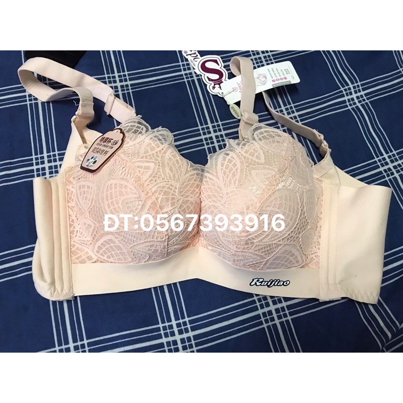 Áo lót nữ thái siêu độn dày 5CM,mút mềm thoáng khí,không gọng nâng ngực tạo khe thần thánh có video thật