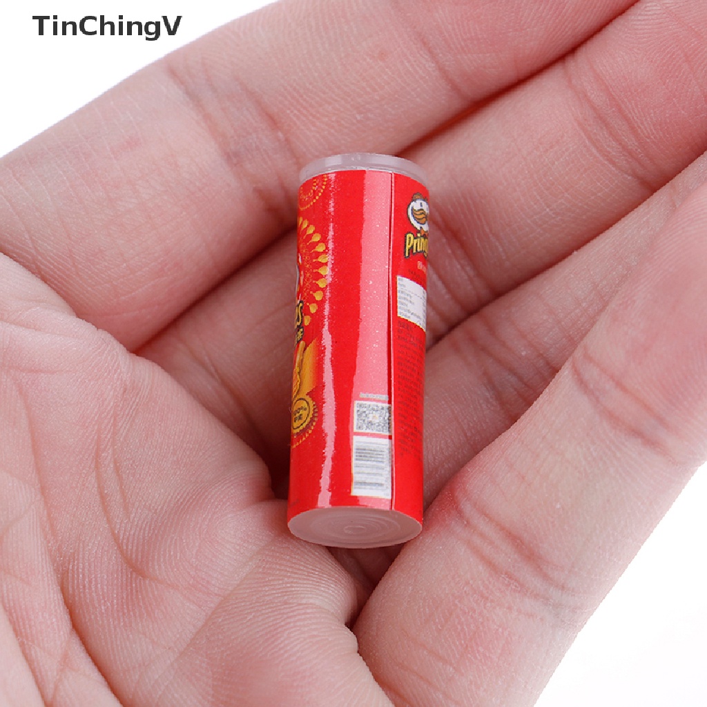 Set 4 Bình Đựng Khoai Tây Chiên Mini Tỉ Lệ 1: 12 Trang Trí Nhà Búp Bê