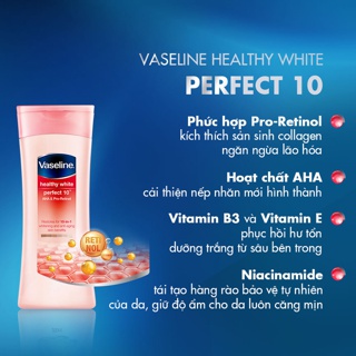 Sữa dưỡng thể trắng da Vaseline 200ml