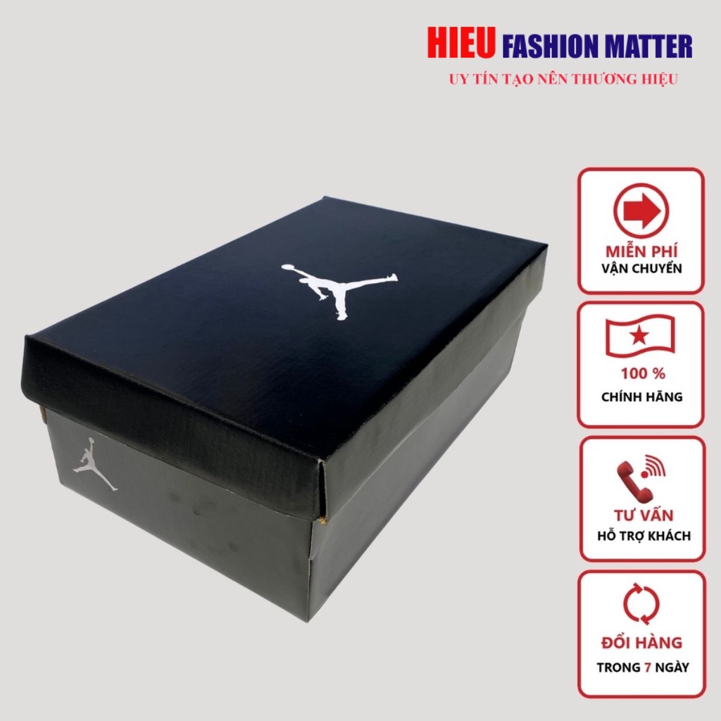 ⚡ Combo ⚡ Hộp Giấy Carton đựng giày dép, Hộp mũ Jordan + Bill thẻ + Giấy gói Nhật xịn chuẩn Fullbox