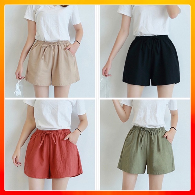 Quần short, quần đùi nữ ❤️ chất đũi Thái , có bigsize 40-80kg ❤️ | BigBuy360 - bigbuy360.vn