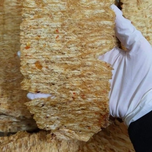 Mực cán tẩm vị nguyên con chính gốc loại 1, vị vừa ăn thơm ngon, Túi zíp 500g - Hải sản khô 69.