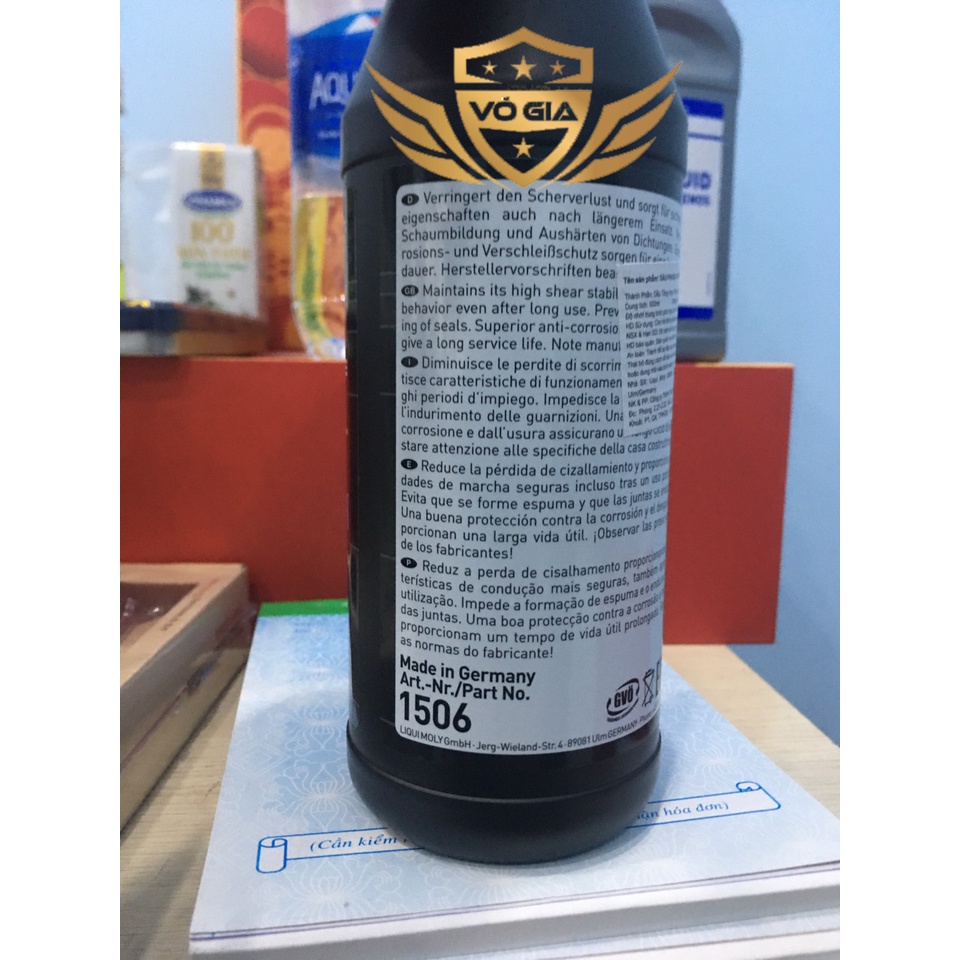 Dầu Phuộc Nhún LIQUI MOLY Motorbike Fork Oil 10W MEDIUM - 1506 Chai 500ML
