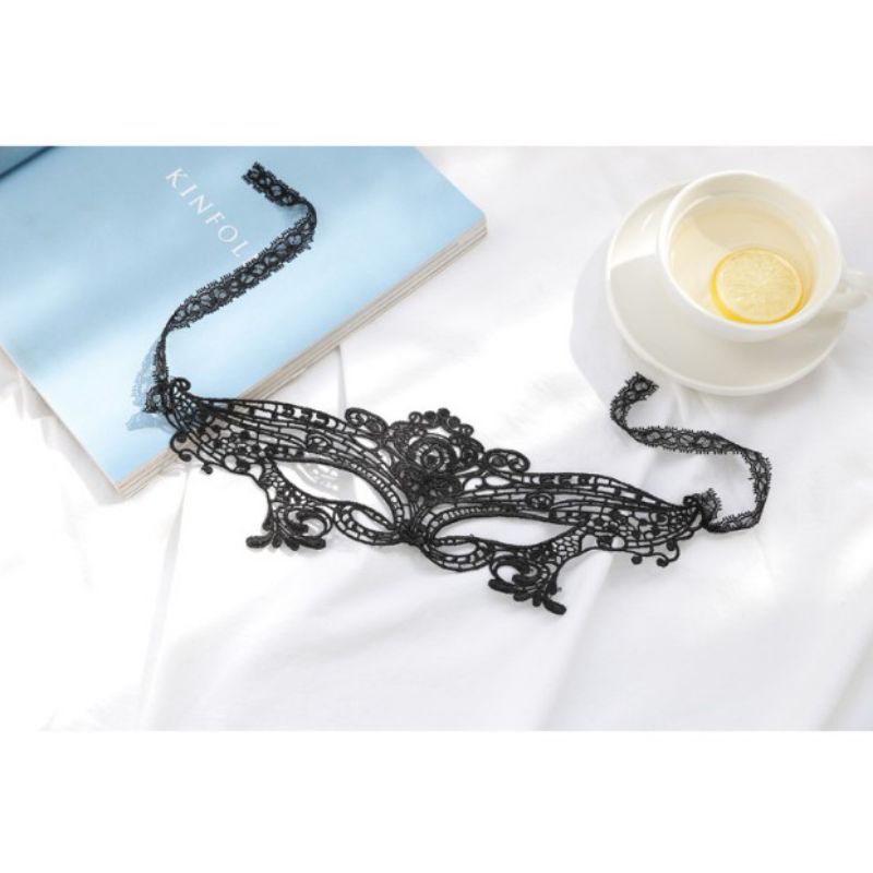Mặt nạ ren hóa trang halloween sexy - phụ kiện chụp ảnh cosplay huyền bí | BigBuy360 - bigbuy360.vn