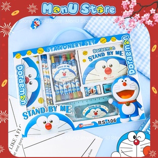 Bộ dụng cụ học tập SET B hình DORAEMON DOREMON dễ thương cute MON0152 TooYoo