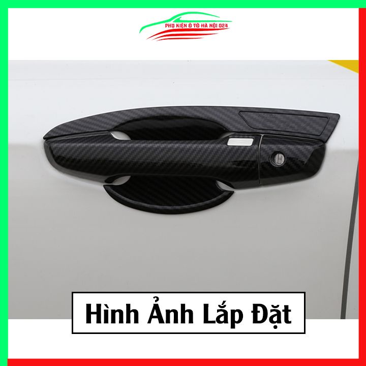 Ốp tay hõm CRV 2018-2022 vân Carbon chống trầy bảo vệ cửa xe ô tô