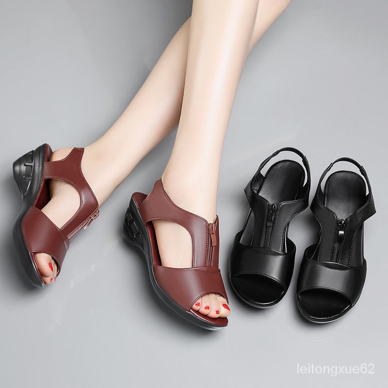 Giày sandal cao gót hở ngón thời trang mùa hè dành cho nữ 2021