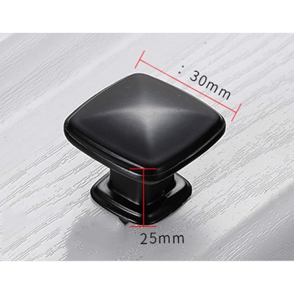 Núm tủ vuông màu đen N7100, núm tủ lắp tủ bếp, tủ áo, tủ tivi, ngăn kéo đa dạng mẫu mã, hàng sẵn chất lượng